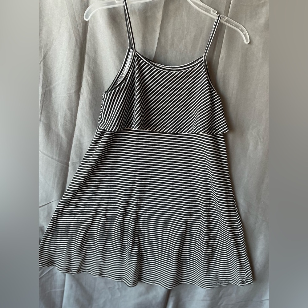 girls casual stripped dress